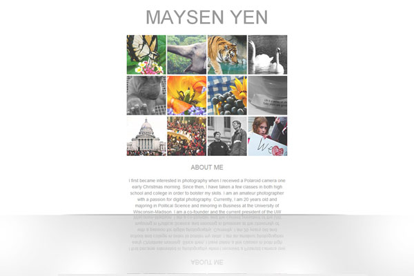 Maysen Yen Portfolio Website