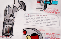 Nerf Gun Mechanism Sketch