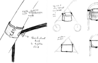 Walker Concepts Bag Accessory Attachment Sketch