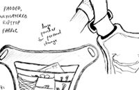 Walker Concepts Pouch Accessory Attachment Sketch