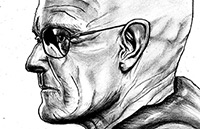 Walter White detail profile drawing
